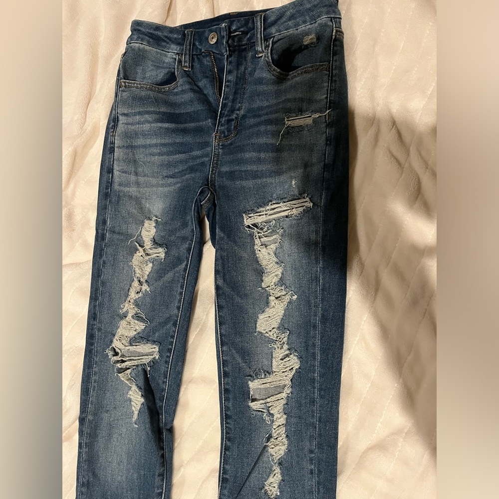 American Eagle next level stretch curvy super hi rise jegging